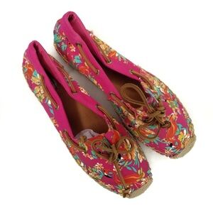 Retired Pink Flamingo 🦩 Print Sperry Espadrille